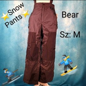 💜SEASON SALE! "Bear" Ski/Snowboard Bib Pants w/ Double Zipper Legs